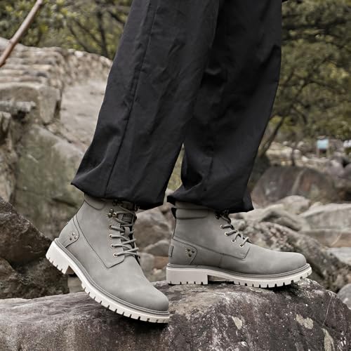 Image of Mens Snow Boots Fur Lined Hiking Boots Waterproof Anti-Slip Outdoor Climbing Shoes