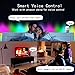 ZHT 32.8ft 10m LED Strip Lights, Waterproof WiFi LED Lights Strip with 300 LEDs SMD 5050 RGB Rope Lights, Sync to Music, 24 Key Remote Control and Work with Alexa/Google Home Kitchen Party