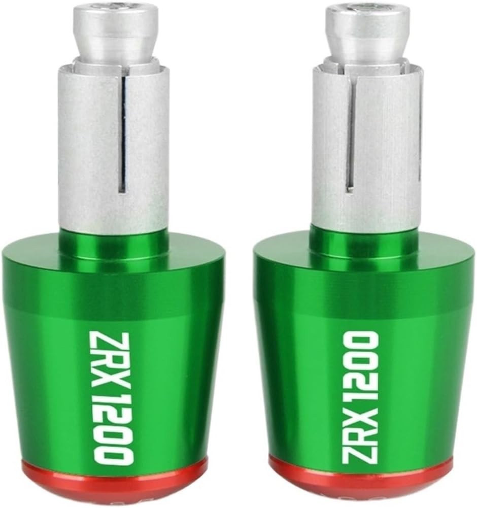 Compatible with Ka wasa Ki ZRX1200 R ZRX1200R ZRX 1200 R 2001-2005 Motorcycle Handlebar Grips Slider Cap Plug Bar End