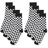 schachbrettmuster englisch Leicht und atmungsaktiv Urban Classics Herren Checker 2-pack Socken, Mehrfarbig (Black/White 00826), 39-42 EU