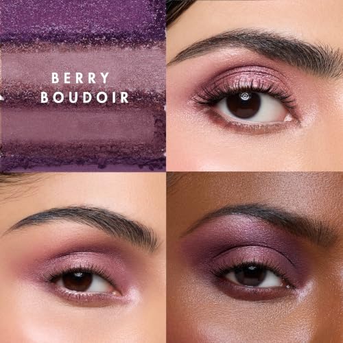 Image of HYUE AmplifEYE Eyeshadow Palette - 6 Shades | Berry Boudoir | Highly Pigmented Shades | Matte, Metallic, Satin & Foil | Long Lasting | Smooth Blendable Texture | All Skin Types