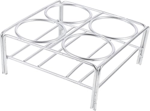 ULTECHNOVO Soporte de crisol de laboratorio Soportes de estante de alambre Soportes de metal Soporte de retenedor Soporte de crisol de metal Estante