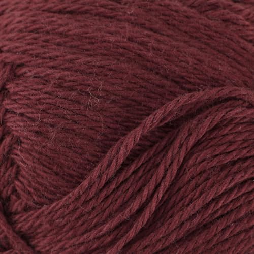 Evita nudos con el hilo de algodón BambooMN Cotton Select 4 madejas Plum Raisin 3