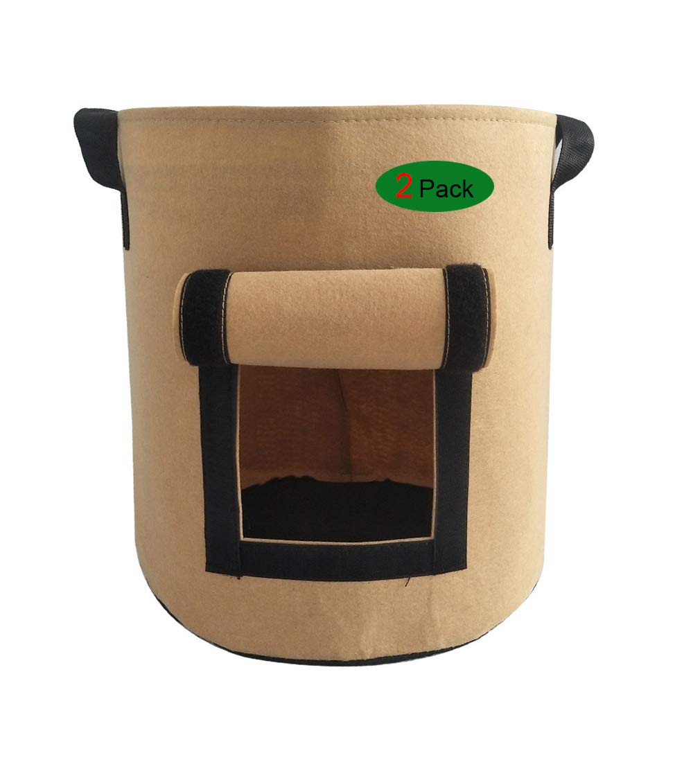 Bolsas de cultivo de patatas reutilizables que evitan el exceso de riego pack 2