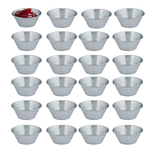 Kosma, set di tazze per condimenti in acciaio