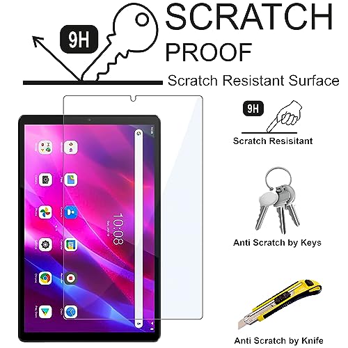 Image of Premium Tempered Glass Full Screen Protector for Lenovo Tab M10 Plus / M10 FHD Plus (TB-X606X / TB-X606V / TB-X606F) (10.3 inch) Pack of 1