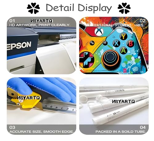 Nbyartq 3Pcs Cool Gaming Wall Art Retro Video Game Watercolor Posters Pictures Colorful Neon Gamepad Canvas Painting Prints For Boys Room Kids Game Room Bedroom For Boys Home Decoration 12X16In Unframed thumb #5