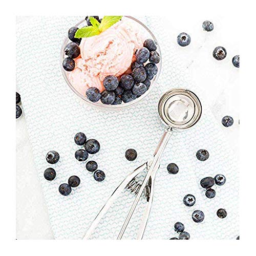 Biscuit Spoon Set, Ice Cream Spoon Set, 3 Pieces Of 18/8 Stainless Steel Ice Cream Spoon Trigger, Including Large, Medium And Small Size, Melon Spoon​​​​ #TOP6