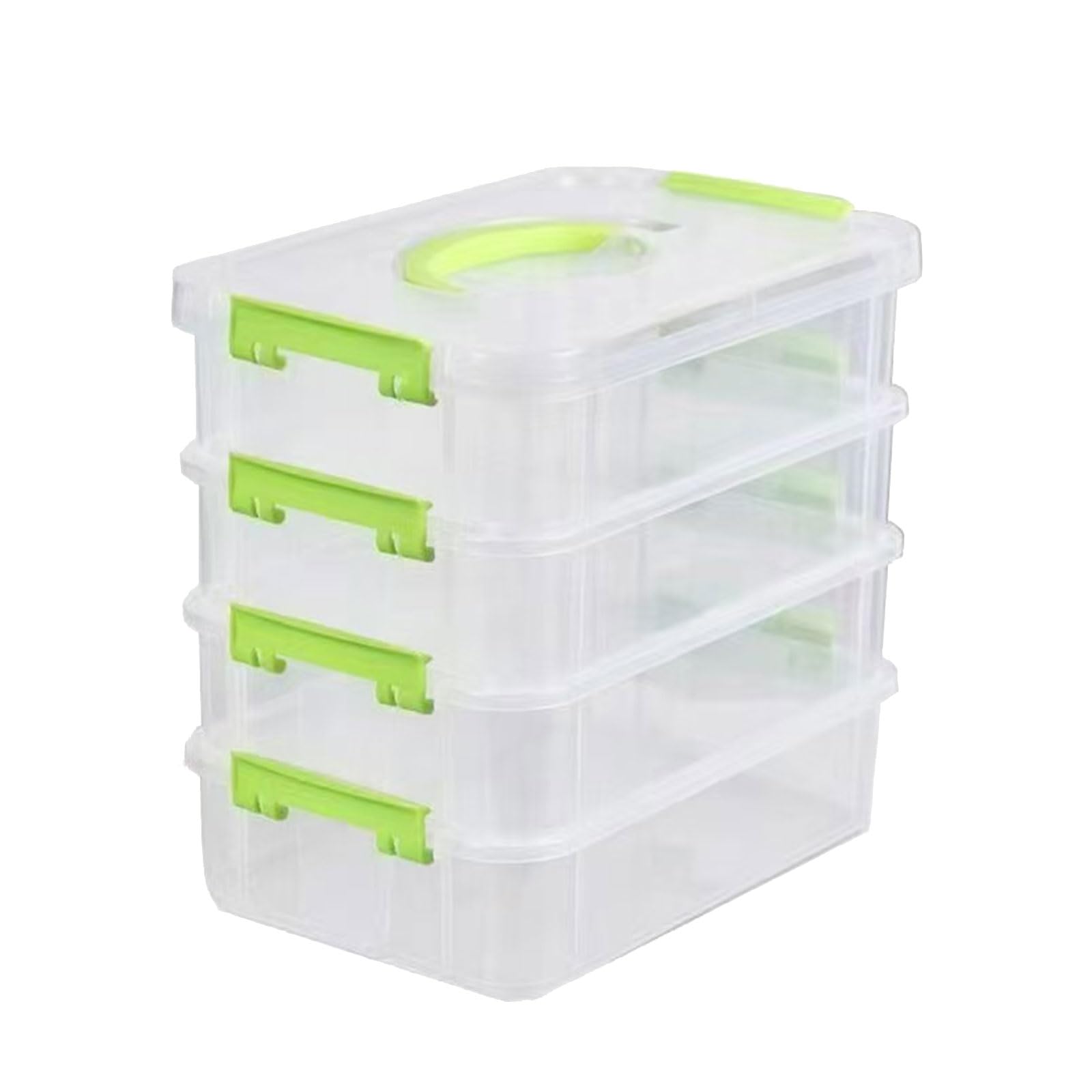 Jazuaiao Stackable Cosmetics Storage Container Space Saving Sundries Organiser Desk Stationery Holder for Student Storage Container