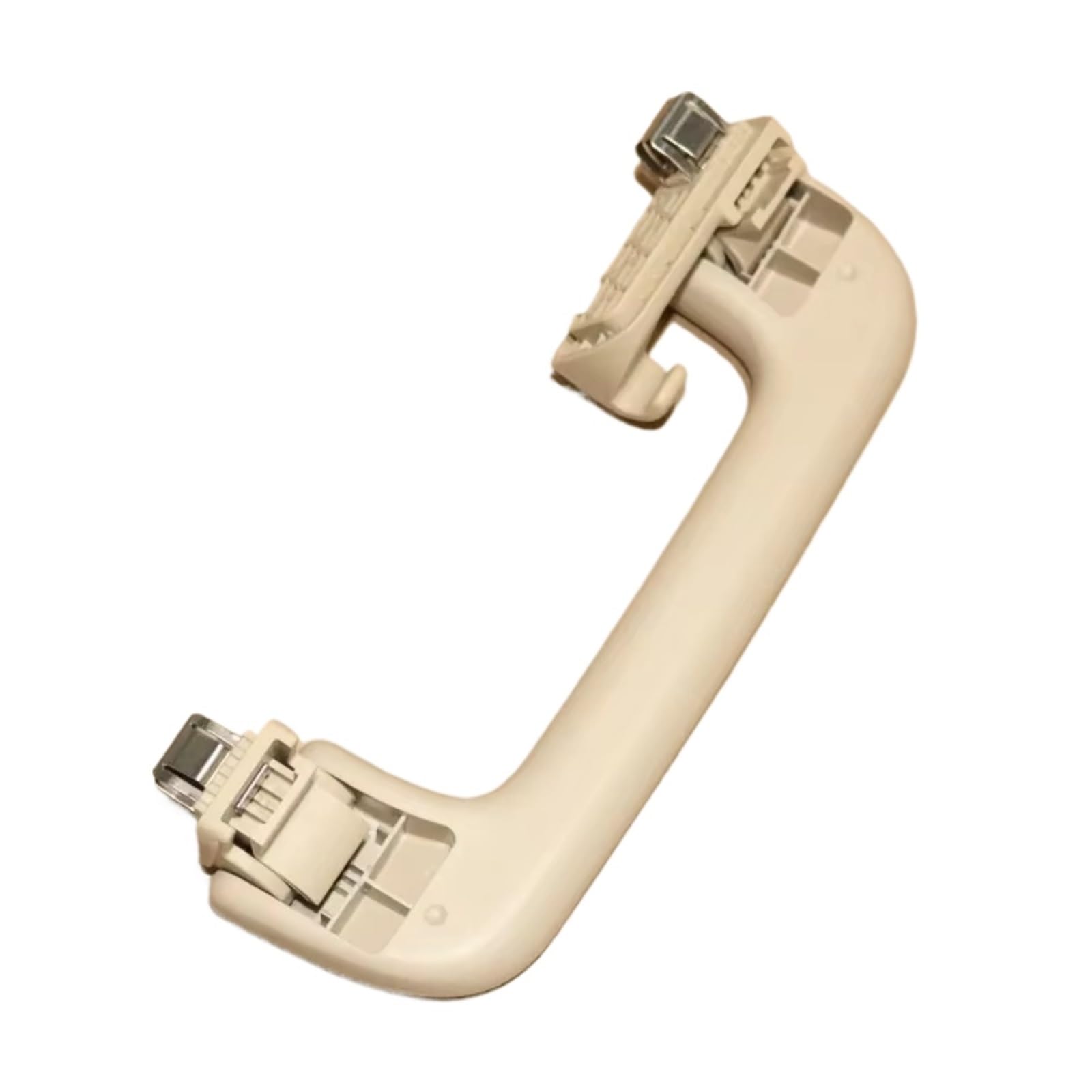WIJHJET for A4 B8 A6 C7 Q3 Q5 Car Roof Handle Fixing Iron Clip Armrest Cover Car Interior Door Handle(Beige Left Rear)
