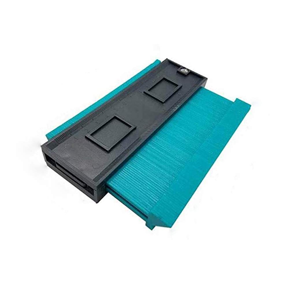 UMYMAYDO1 Contour Gauge Duplicator Profile Measuring Marking Tool, Multifunctional Portable Irregular Plastic Contour Gauge General Tiling Laminate Tiles General Tool(5.7in)