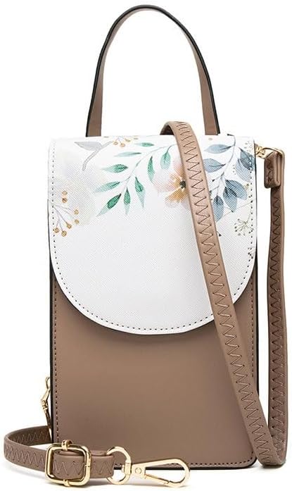 PU Print Mobile Phone Bag Women Versatile Mobile Phone Bag