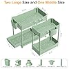 Sevenblue 3 Pack Under Sink Organizers, 2-Tier Multi-Use Kitchen and Bathroom Organizers and Storage with Sliding Drawers,Bathroom Cabinet Organizer (Green, 12.8 Inch) #1