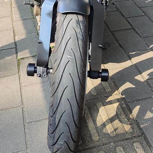 REARACE Motorcycle Front Rear Fork Wheel Frame Slider Crash Protector Compatible with Husqvarna Vitpilen/Svartpilen 401 2017-2023, Axle Slider Crash Pads
