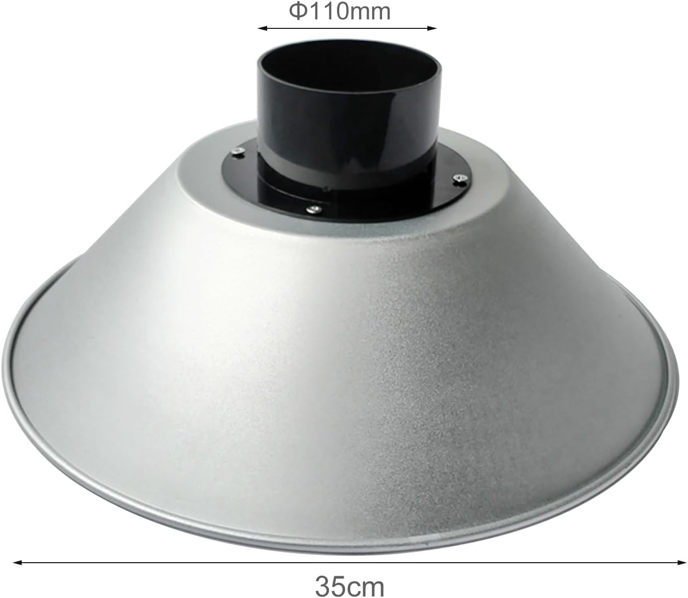 Boquilla de extracción de humos de soldadura, colector de polvo redondo de aleación de aluminio para una eliminación eficiente del humo, compatible con estaciones de soldadura de escritorio