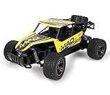 RC Cars, All Terrain Remote Control High-Speed CarxFF0C;Offroad 2.4Ghz 2WD Remote Control Monster Truck, Best Christmas Gift for Kids and Adults(Yellow)