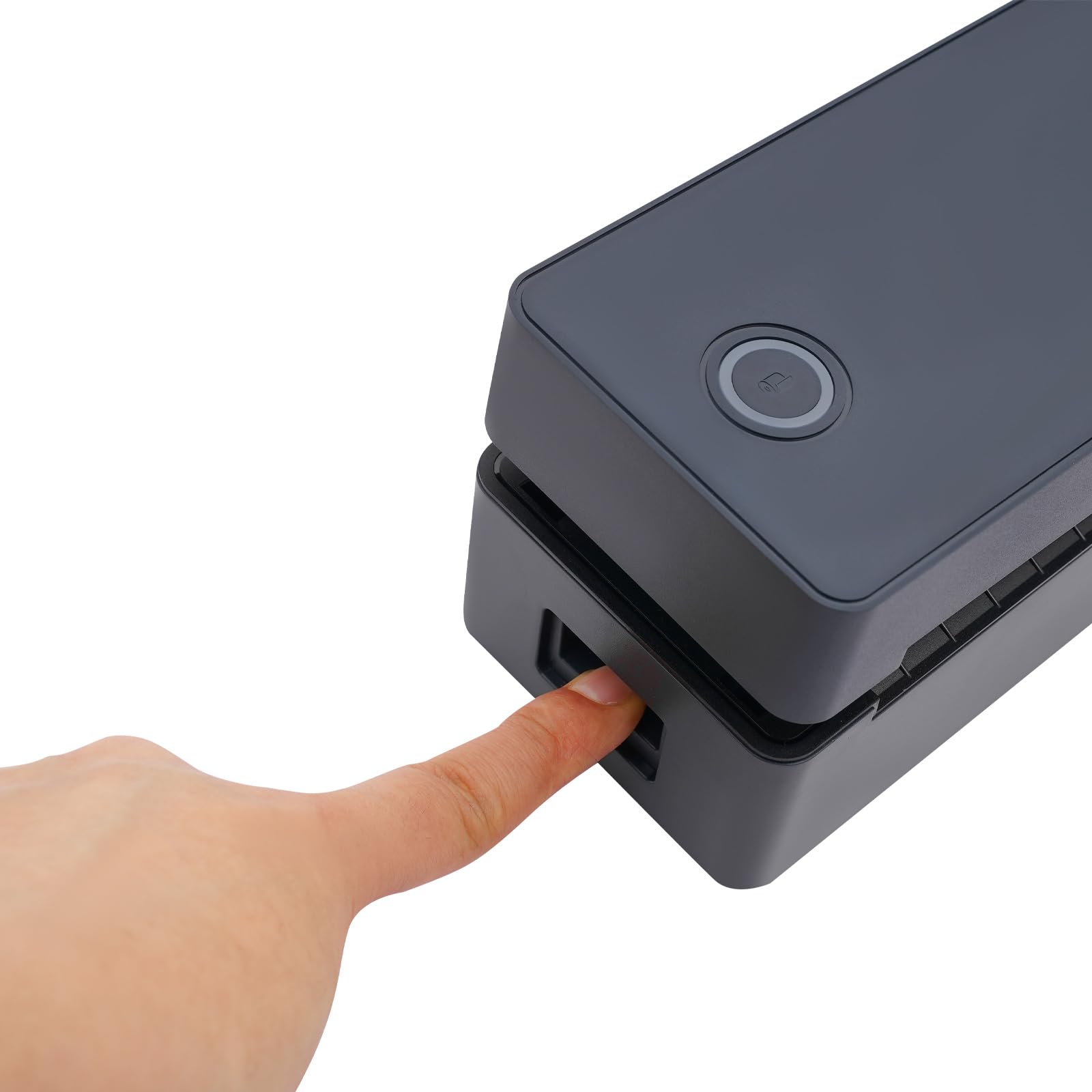 Stampante per etichette, stampante termica Bluetooth, 4 x 6 cm, etichette per spedizione, etichette rotonde in miniatura