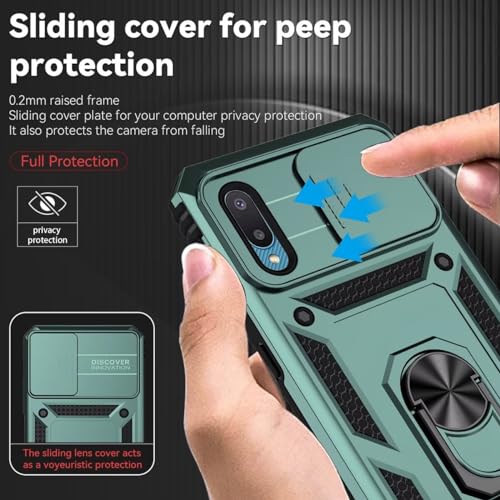 Coque Galaxy A02 évite les bris d'écran et rayures de caméra