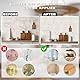 Zfseyuh 10 Stücke Fliesenaufkleber Upgrade Dickere 3d Fliesenaufkleber Klebefliesen Vinyl für Küche, Schlafzimmer, Wohnungsdekoration, 30,5 x 15,3 cm, Beige