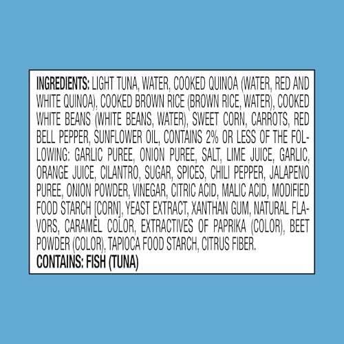 StarKist Smart Bowls Latin Citrus, 4.5 oz Pouch (Pack of 12) – Features Quinoa & Beans with Wild Caught Tuna