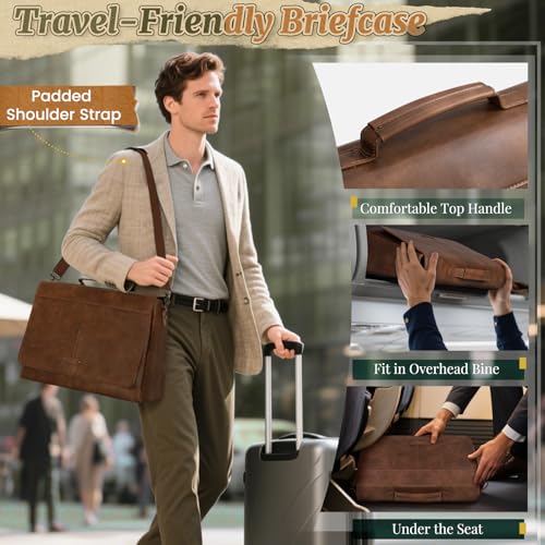 RAINSMORE Vintage Men's Messenger