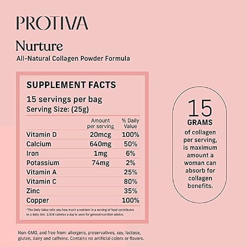 PROTIVA Nurture Pregnancy Collagen Powder Vanilla #TOP17