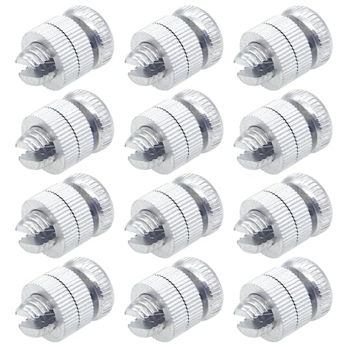12 PCS Electric Fence Wire Connectors for 12-17 Gauge Aluminum Wire, Spool Galvanized Steel Wire, Poly Rope|Aluminum ALloy split bolts for Reliable Conductivity and Rust & cold Resistance