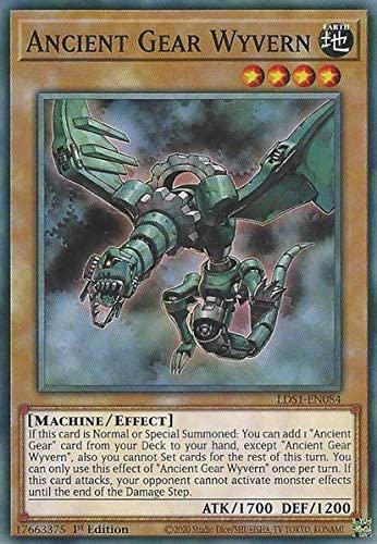 Amazon.com: Ancient Gear Wyvern - LDS1-EN084 - Common