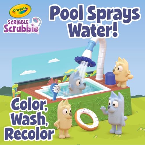 Crayola Scribble Scrubbies Bluey Poolside Playset (4ct), Washable Bluey Toy Set for Kids and Toddlers, Gifts for Girls & Boys, Ages 3+ - image 5