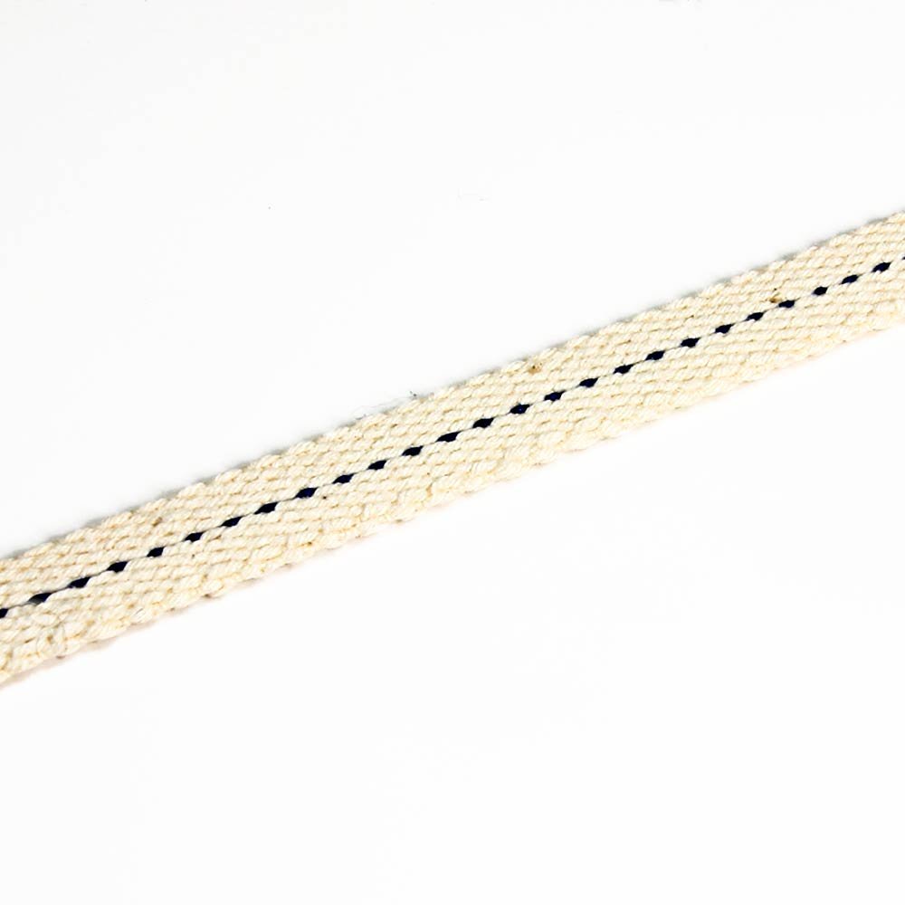 NKlaus 1 metro 23mm 100% cotone naturale stoppino lampada stoppino piatto stoppino lanterna stoppino per bruciatore olio lampada ad olio con paraffina