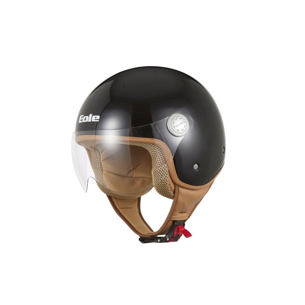 EOLE Casque Jet ROAD Noir brillant