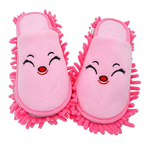 Image of Selric Super Chenille Microfiber Washable Mop Slippers Shoes, Detachable Mopping Shoes, Floor Dust Dirt Hair Cleaner, Multi-sizes Multi-Colors Available