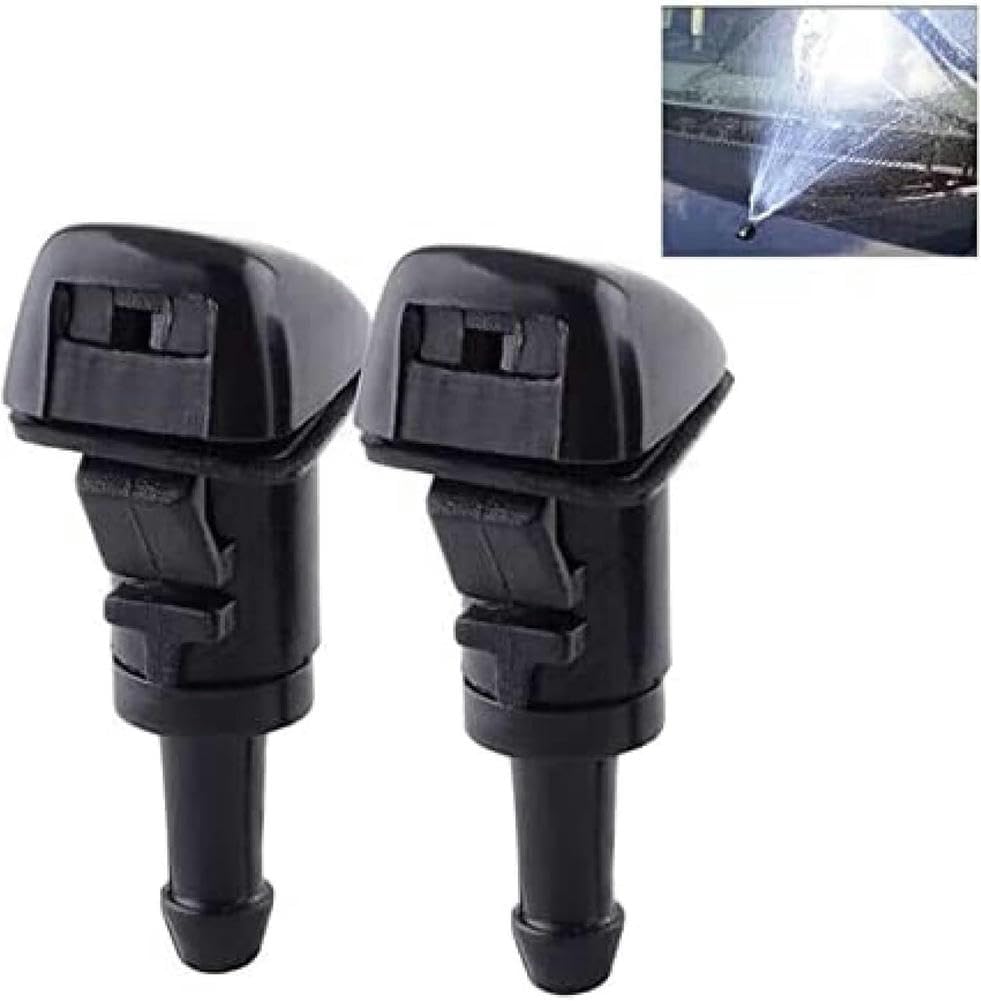 Car Wiper Nozzle 2 pcs Car Windshield Wiper Nozzle for Chrysler PT Cruiser 2006-2010 Front Washer 5113049AA Replacement Parts