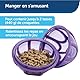 PetSafe Kibble Nibble Hunde-Snackspielzeug für Leckerlis und Trockenfutter, Spülmaschinenfest, BPA-frei, Größe M/L, Lila