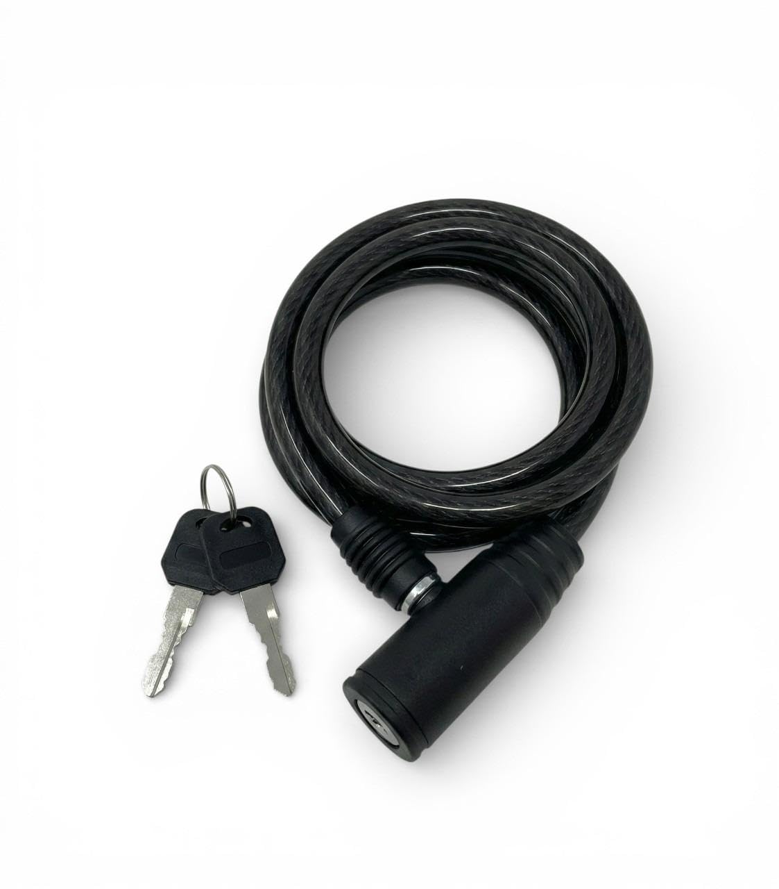 Catena Lucchetto Antifurto Bici Cavo 8 mm x 1 m con Chiave · Resistente · Rivestimento Protettivo Antigraffio · Sicurezza per Bicicletta, Monopattino