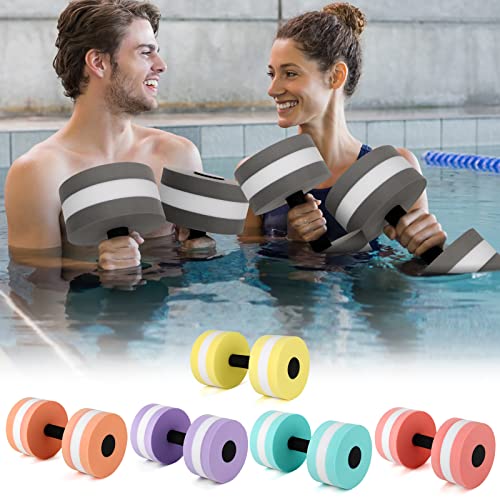 Mancuernas flotantes de espuma EVA para fitness acuático miniatura 2