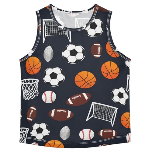Various Sports Boys Tank Tops Sleeveless Tank Top Shirts Undershirts for Boys,3T
