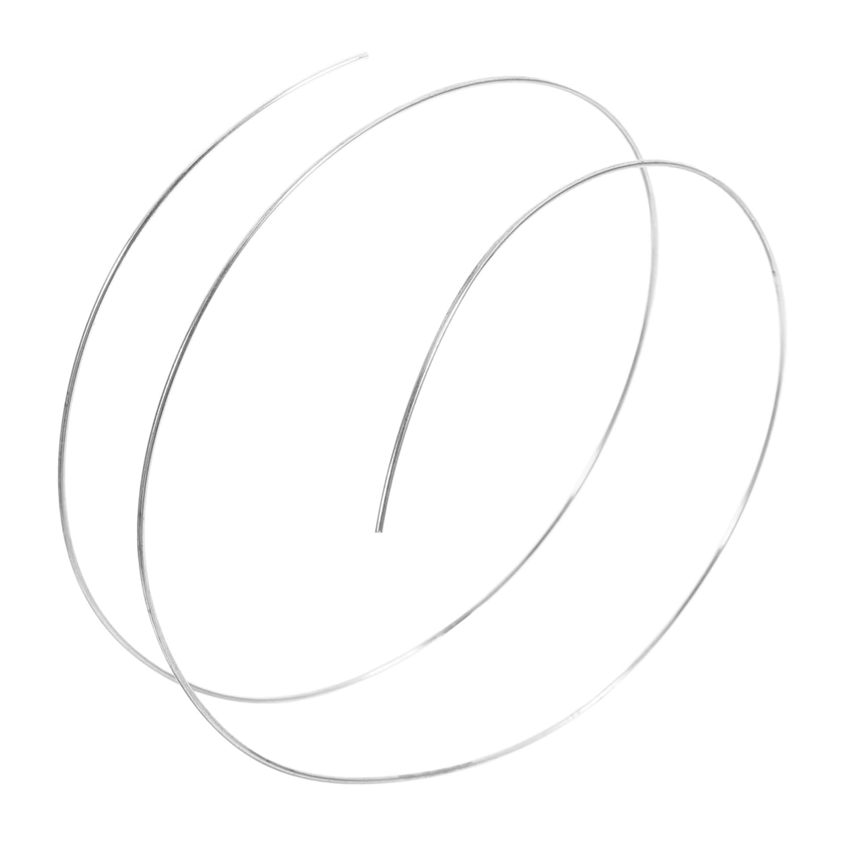 MUCKLILY Low Temperature Welding Wire Silver Electrical Soldering For Jewelry Making Solid Wire Low Temp Welding Rods Metal Universal Welding Wire Jewelry Making Wire Simple Welding Rods