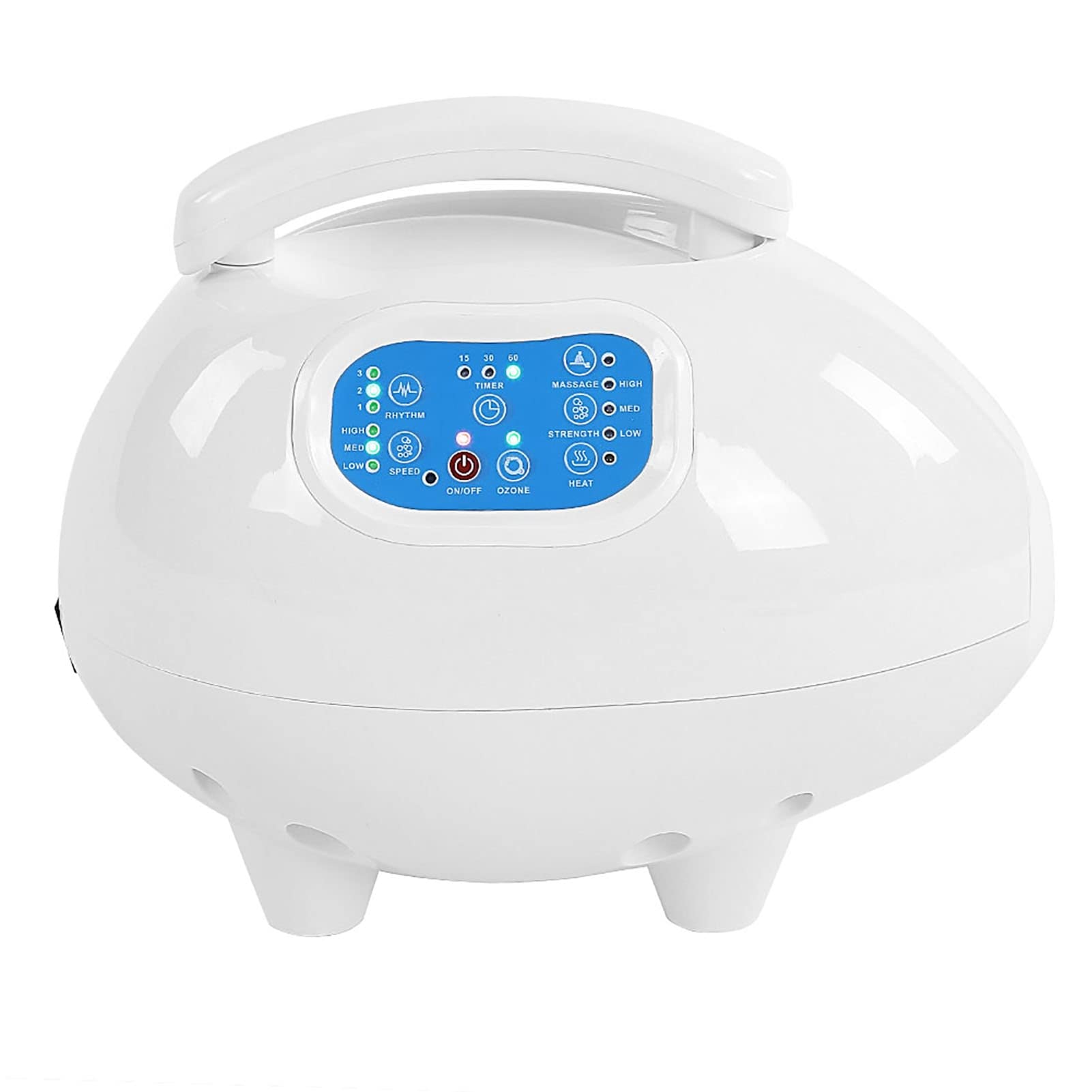 Brrnoo Machine de soin à bulles d'eau, tapis de bain thermique, spa relaxant avec massage corporel