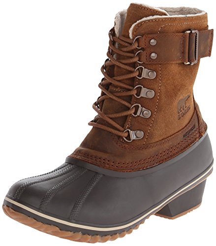 Sorel Women's Winter Fancy Lace II Boot,Elk/Grizzly Bear,8 M US