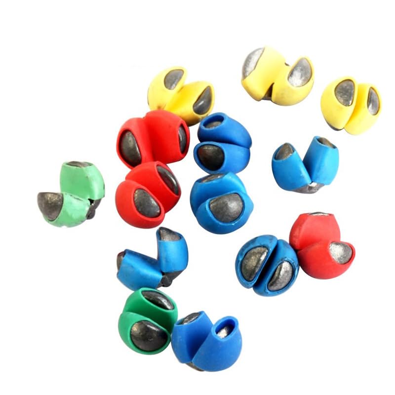 Pesas de plomo con clip para pesca de carpa, 6 tamaños