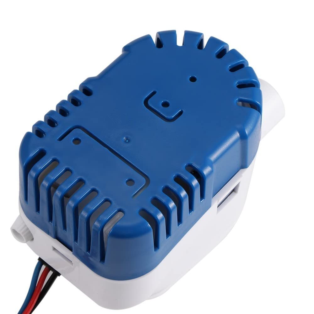 Bomba sumergible Bomba de agua ultra silenciosa Bomba de achique automática for barcos 600 GPH, 750 GPH y 1100 12 V, sumergible, motor CC voltios, hidroaviones, casas flotantes(750GPH)
