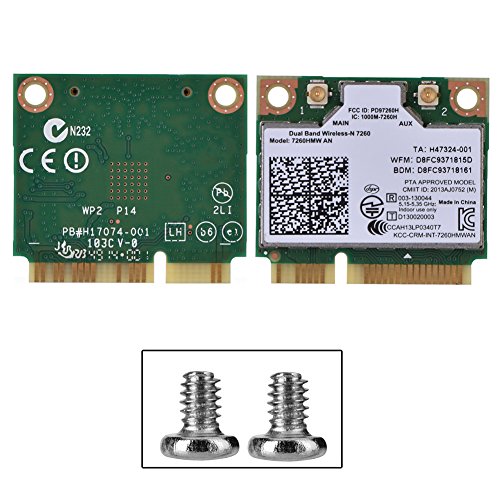 Placa de rede Mini PCI-E 2.4G/5G de dupla frequência - Adaptador 802.11a/b/g/n baseado em padrões IE