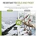 WiMas Plant Covers Freeze Protection, 10X50FT Reusable Thickened Winter Floating Row Covers, Frost Cloth Blanket Shade Cloth Garden Fabric Plant Cover for Raised Beds Vegetables Insect Winter Frost