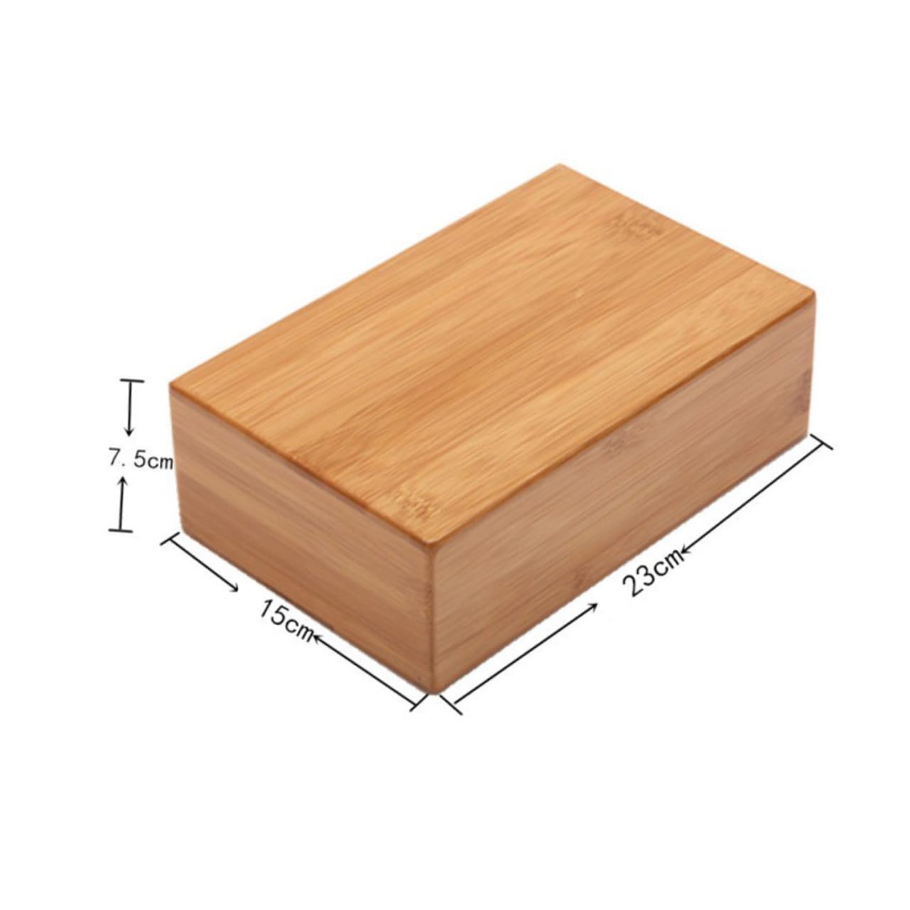 GAROZATION Yoga Blocks and Strap Set Yoga Pilates Meditation Props Wooden Brick Home Fitness Accessory