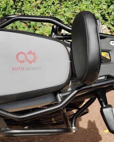 Image of Auto Infinity Backrest Compatible With R-E Himalayan 450 (Black, Pack of 1)