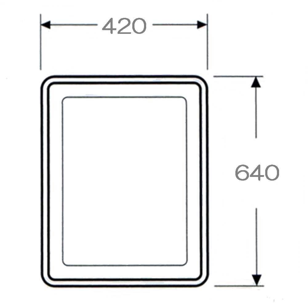 Amazon|AG 18-8ステンレス 浅型角バット 640x420xH75mm 2枚取|バット Amazon|AG 18-8ステンレス 浅型角バット 640x420xH75mm 2枚取|バット