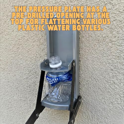 Heavy-Duty 500ml/16oz Can Crusher & Bottle Opener | Wall-Mounted 2-in-1 Recycling Tool Crushes Beer, Lager & Soft Drink Cans - Image 5