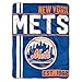 Northwest MLB New York Mets Micro Raschel Throw, One Size, Multicolor