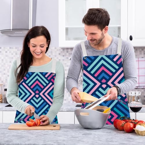 Tablier de cuisine lot de 2 pour nettoyage maison et service de restaurant bar - 6